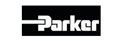 Logo de la marca Parker - equipo distribuido por RISEG
